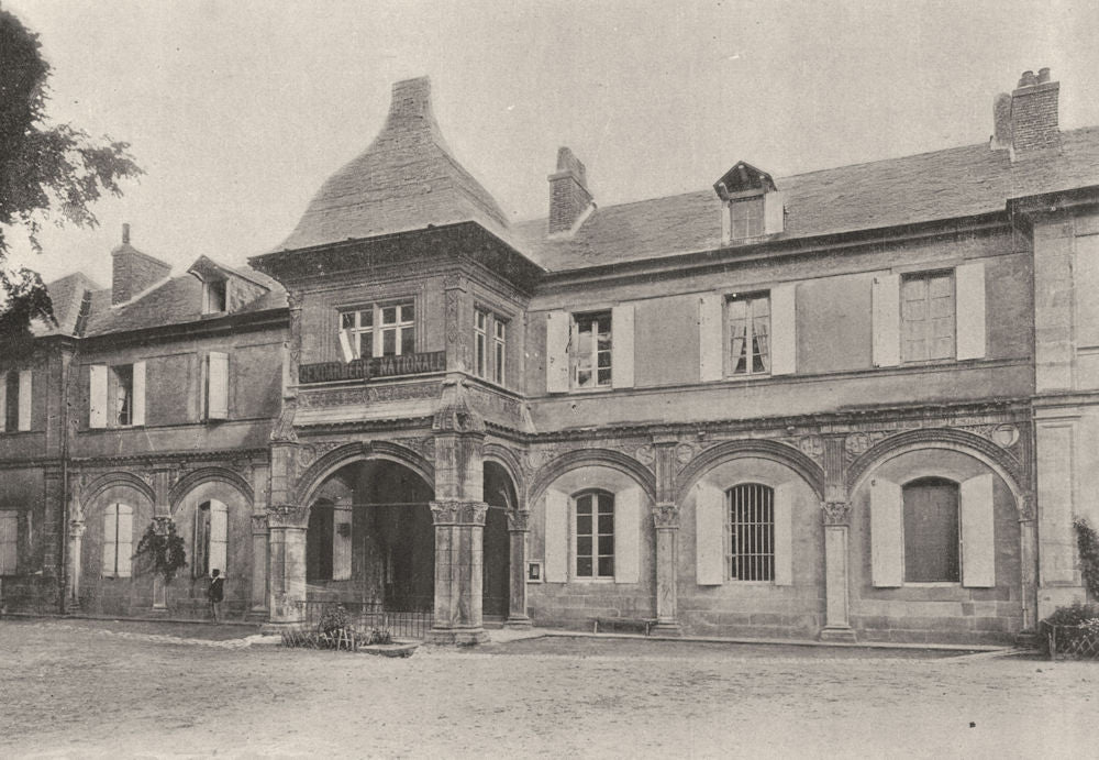 FRANCE. Moulins. Ancien Chateau 1895 old antique vintage print picture